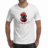 Farm Style Rooster - Men's T Shirt (Route 62 T'S)