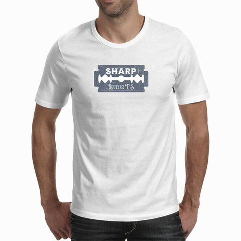 Sharp Razor Blade - Mens T-Shirt (Route 62 T'S)