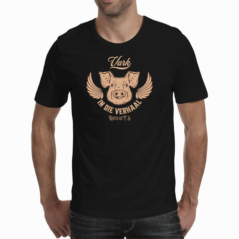 Vark in die Verhaal - Mens T-Shirt (Route 62 T'S)