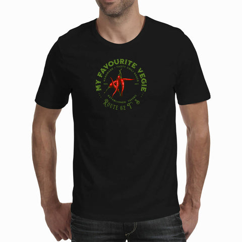 My Favourite Vegie - Chillies!  - Mens T-Shirt (Route 62 T'S)
