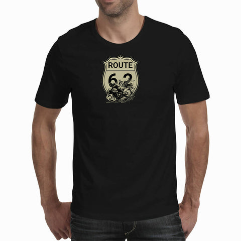 Route 62 Biker - Mens T-Shirt (Route 62 T'S)